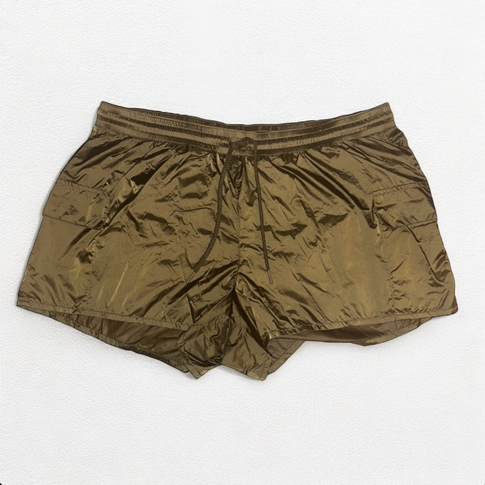 Offline by Aerie Olive Green Women's Nylon Shorts Size XL